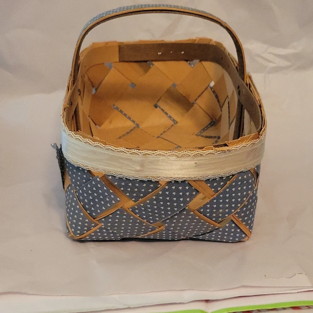 Basket with Fabric